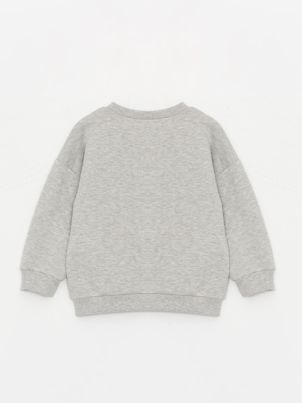 Bej Bisiklet Yaka Uzun Kollu Baskılı Erkek Bebek Sweatshirt 2'li-4