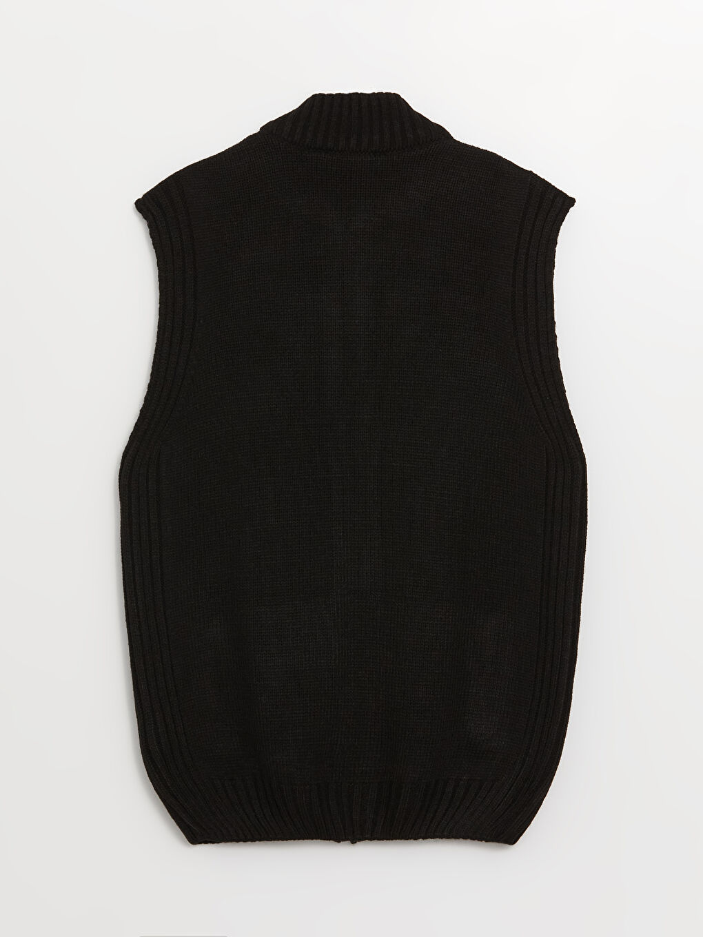 LCWAIKIKI Classic Regular Fit Funnel Neck Men's Knitwear Waistcoat -W36763Z8-CVL