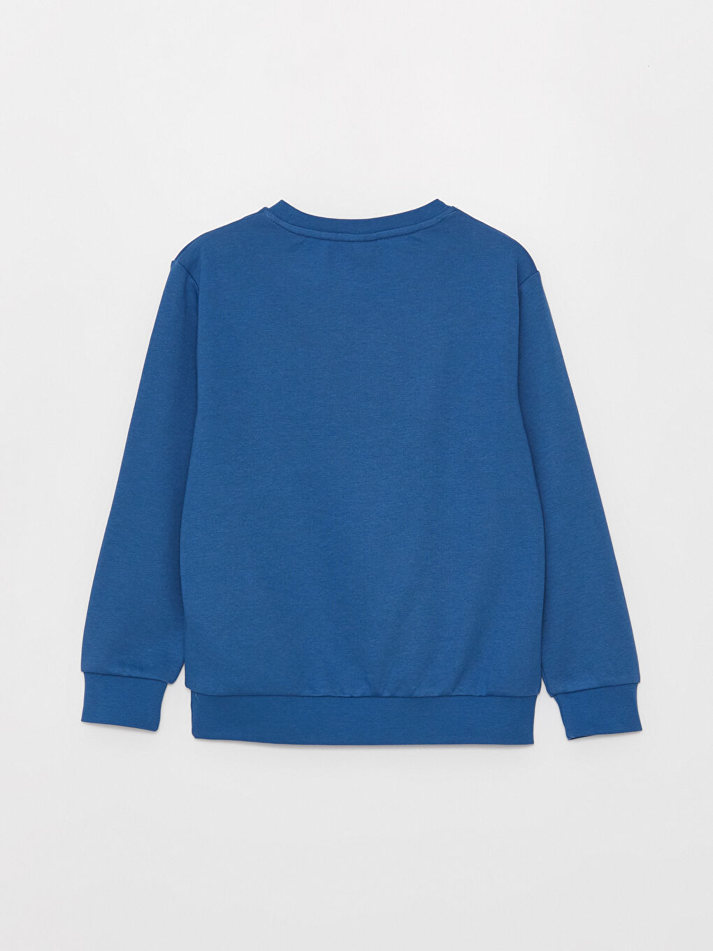 Mavi Bisiklet Yaka Nakışlı Uzun Kollu Erkek Çocuk Sweatshirt-2