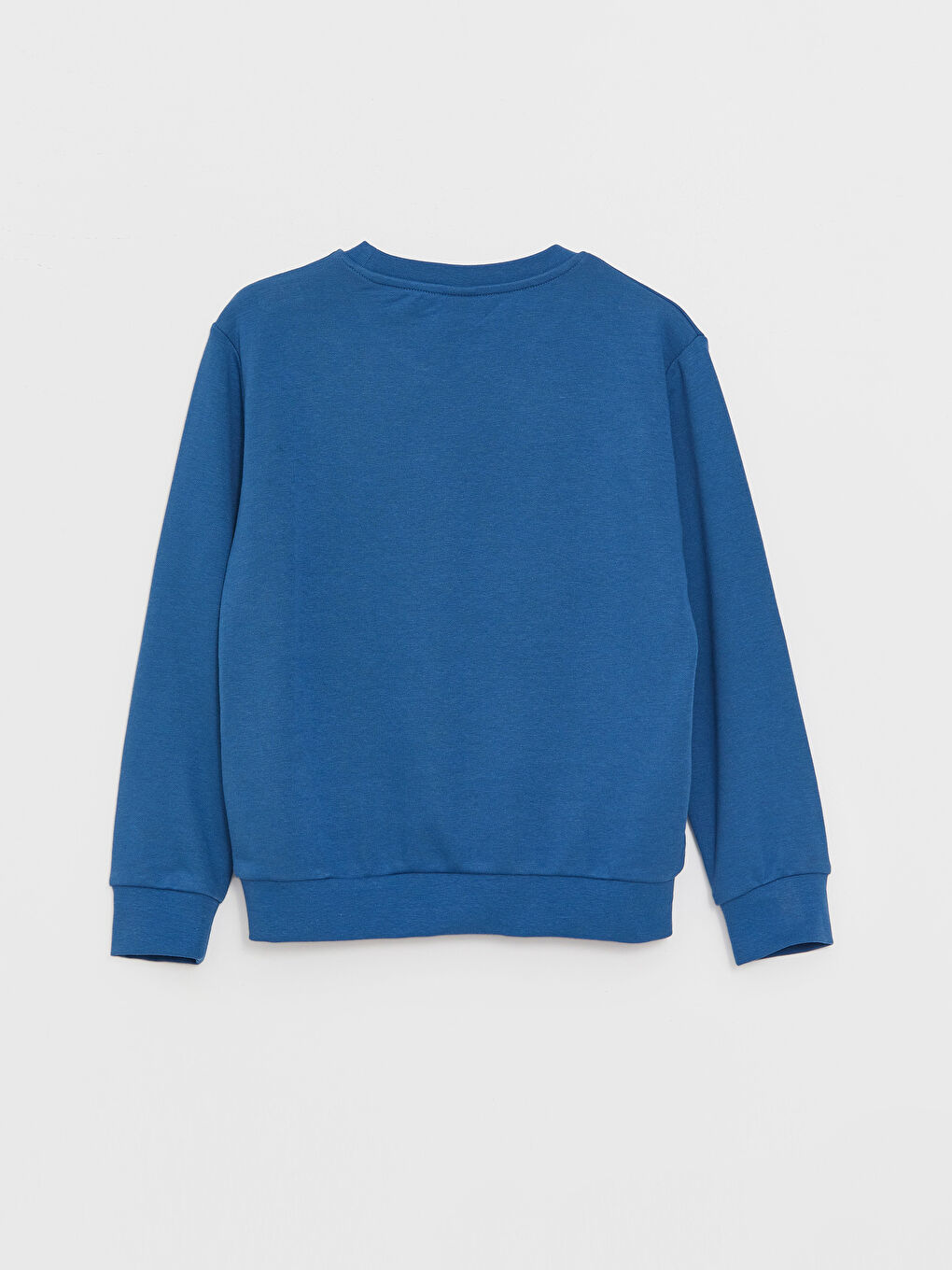 Mavi Bisiklet Yaka Baskılı Uzun Kollu Erkek Çocuk Sweatshirt-1