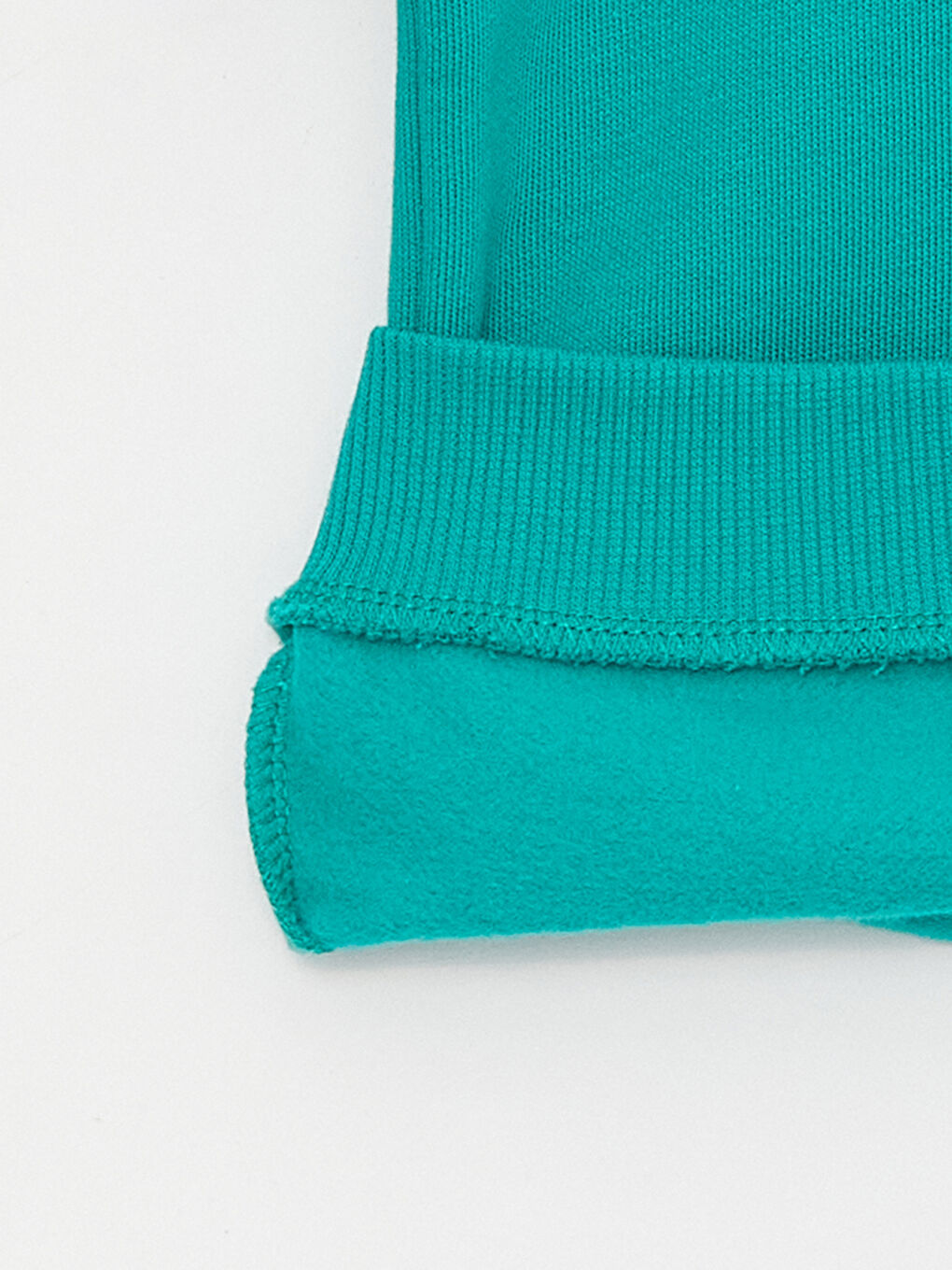 Yeşil Bisiklet Yaka Baskılı Erkek Bebek Sweatshirt ve Eşofman Alt 2'li-5