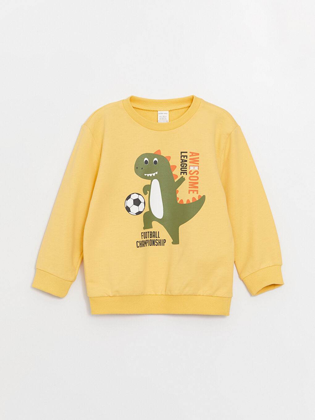 Ensemble Sweat-Shirt et Pantalon Bébé Garçon Imprimé Dinosaure à Manches Longues et Col Rond-1