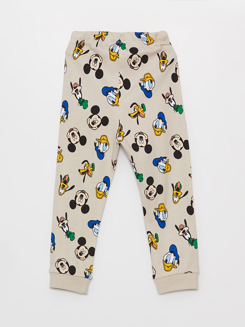 LCW baby Bej Bisiklet Yaka Mickey Mouse Baskılı Erkek Bebek Pijama Takımı - 6