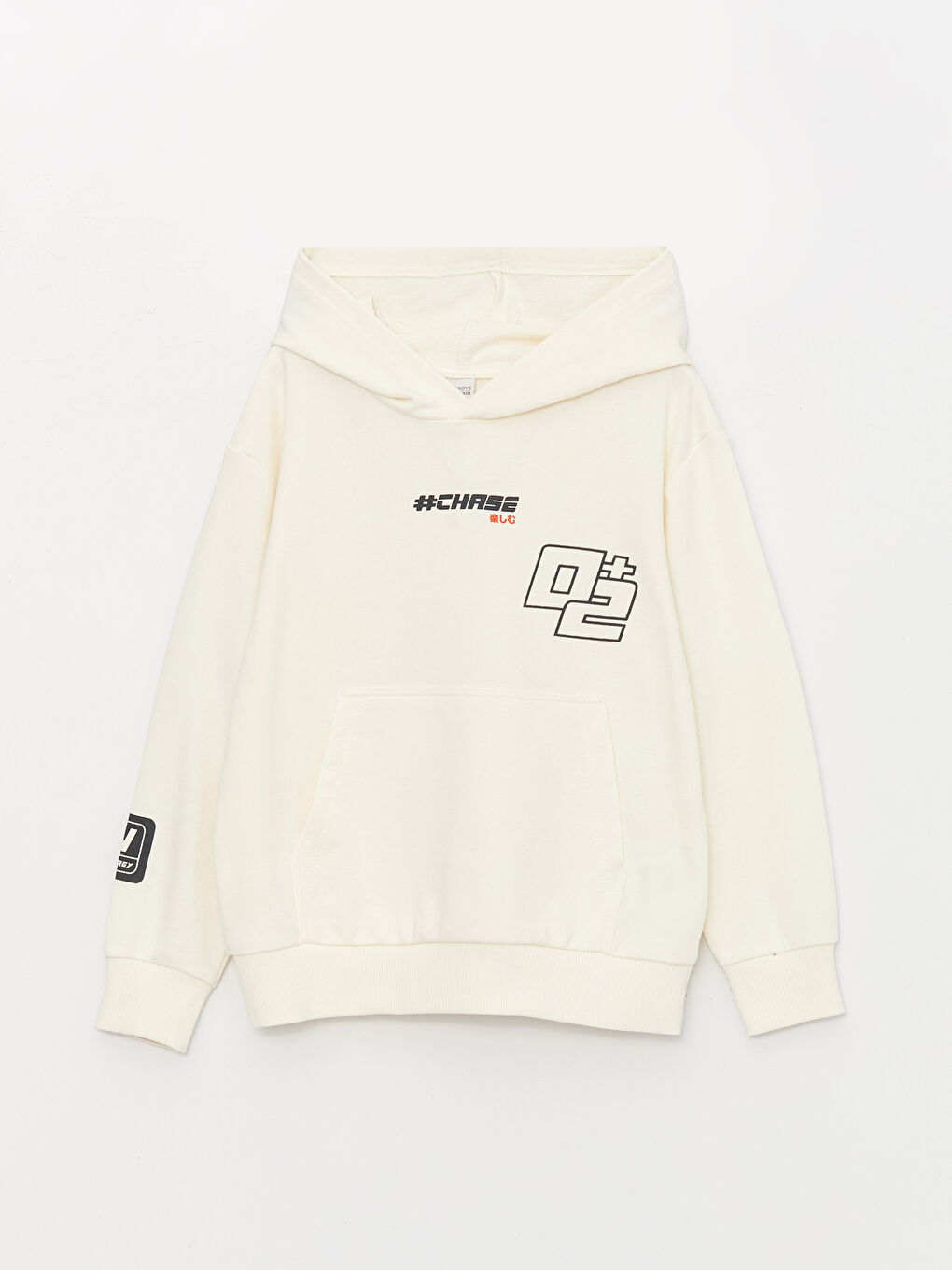 Printed Long Sleeve Boys' Hoodie and Sweatpants-1