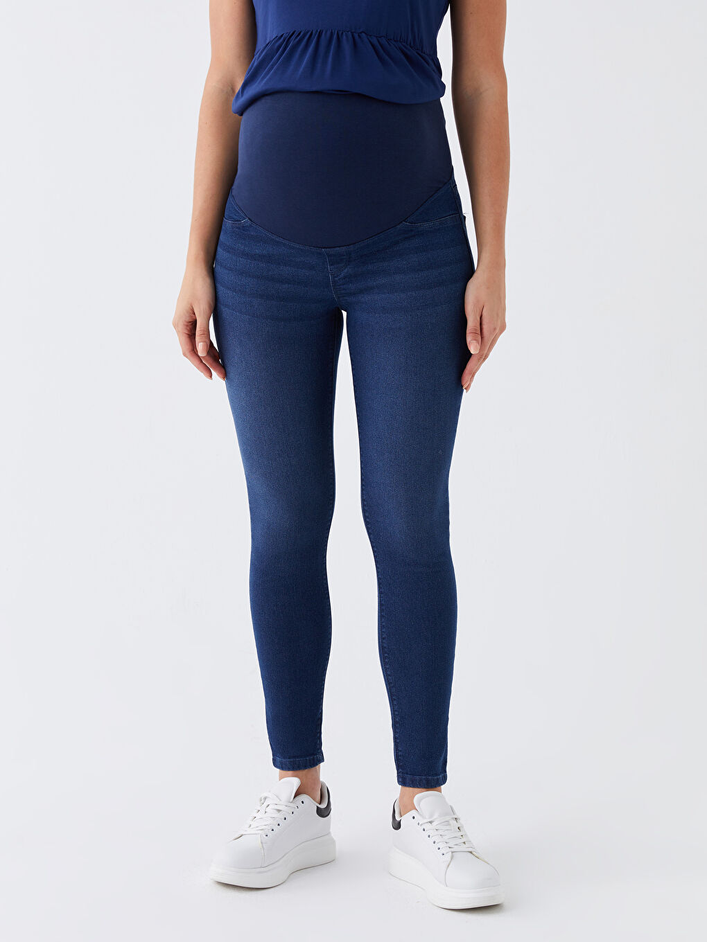 LCWAIKIKI Maternity İndigo Karın Panelli Mercury Skinny Fit Hamile Jean Pantolon - 2