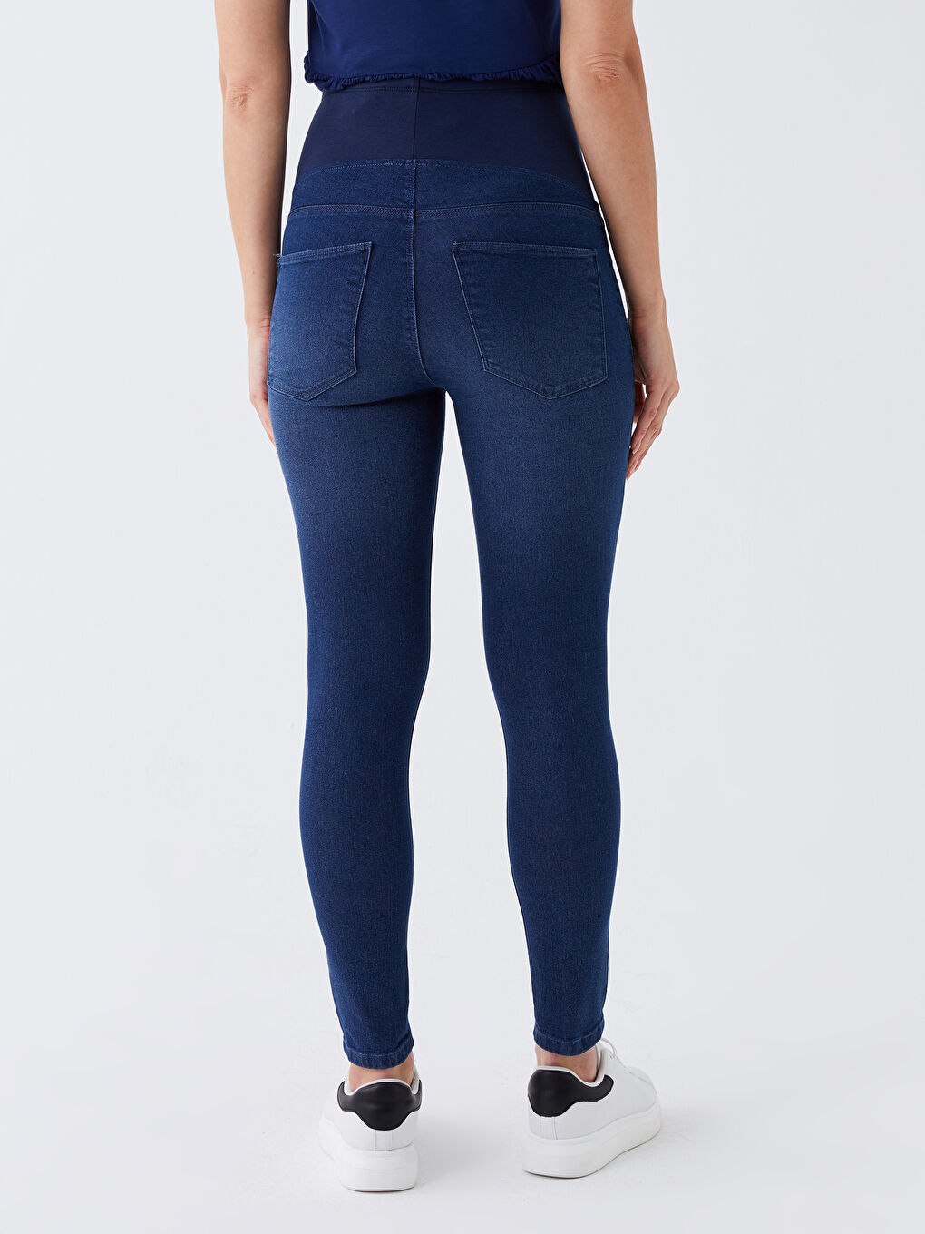 LCWAIKIKI Maternity İndigo Karın Panelli Mercury Skinny Fit Hamile Jean Pantolon - 3