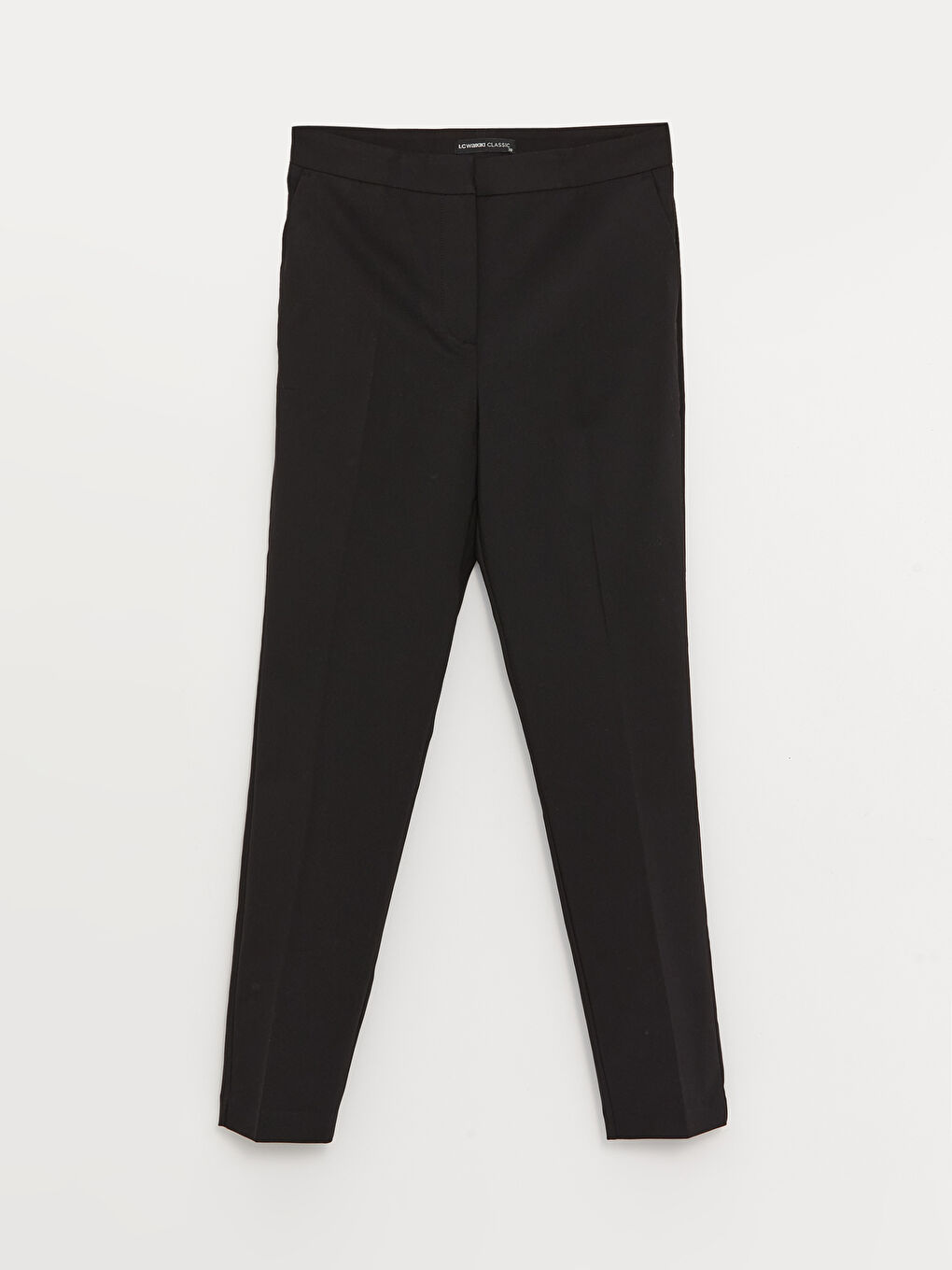 Женские брюки стандартного кроя однотонные-4