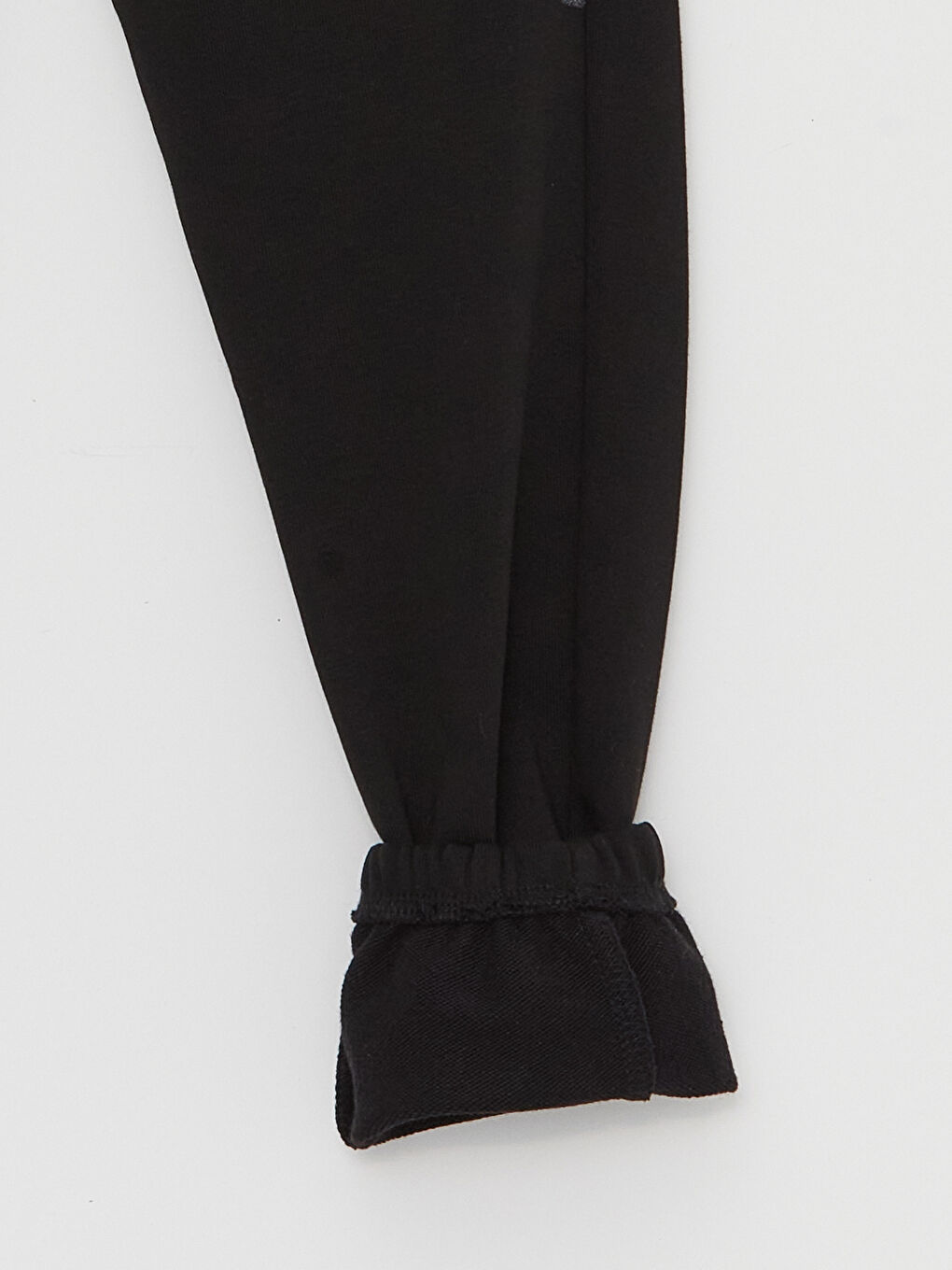 Siyah Baskılı Uzun Kollu Erkek Çocuk Hoodie ve Eşofman Altı-5