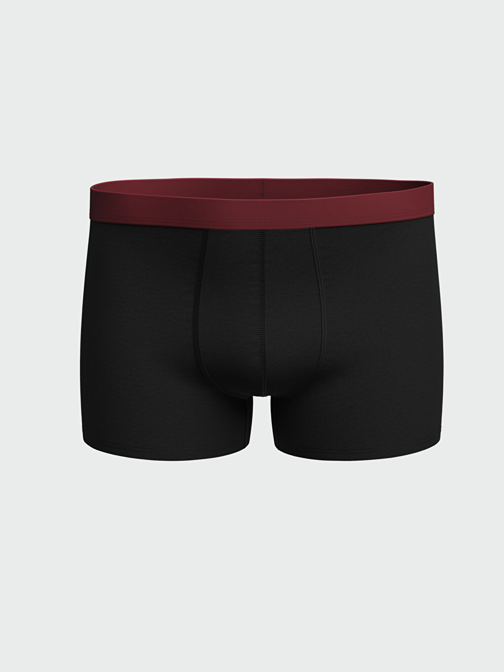 LC WAIKIKI Bordo Standart Kalıp Pamuklu Esnek Erkek Boxer 3'lü - 1