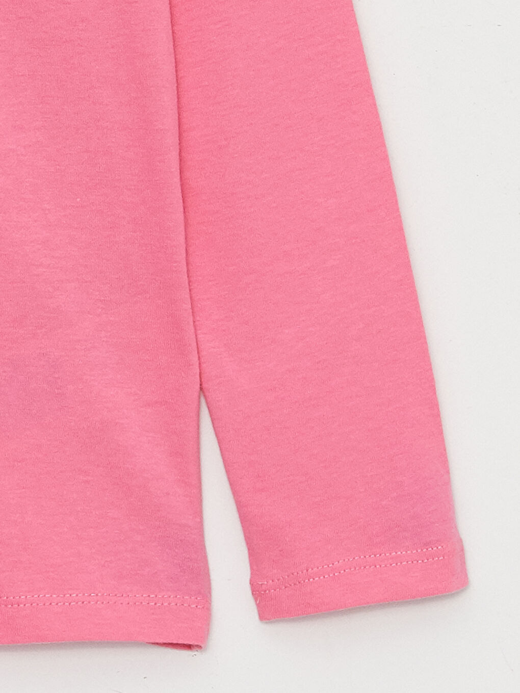 LCW Kids Crew Neck Printed Long Sleeve Girls' T-Shirt -W37088Z4-GEV