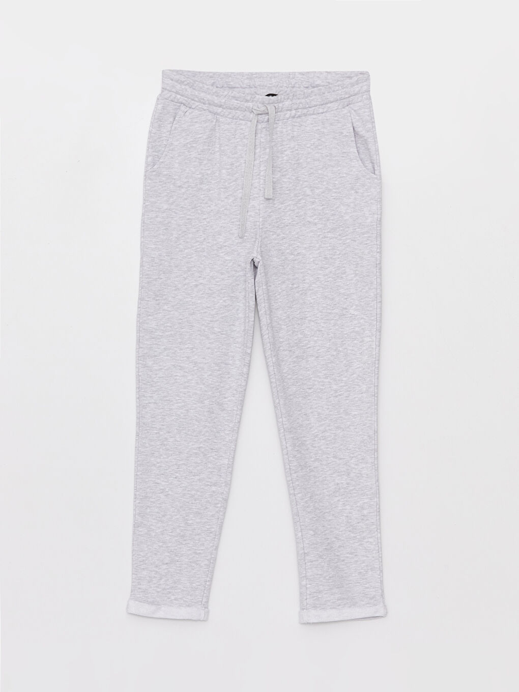 Women's Elasticated Waist Plain Sweatpants-5