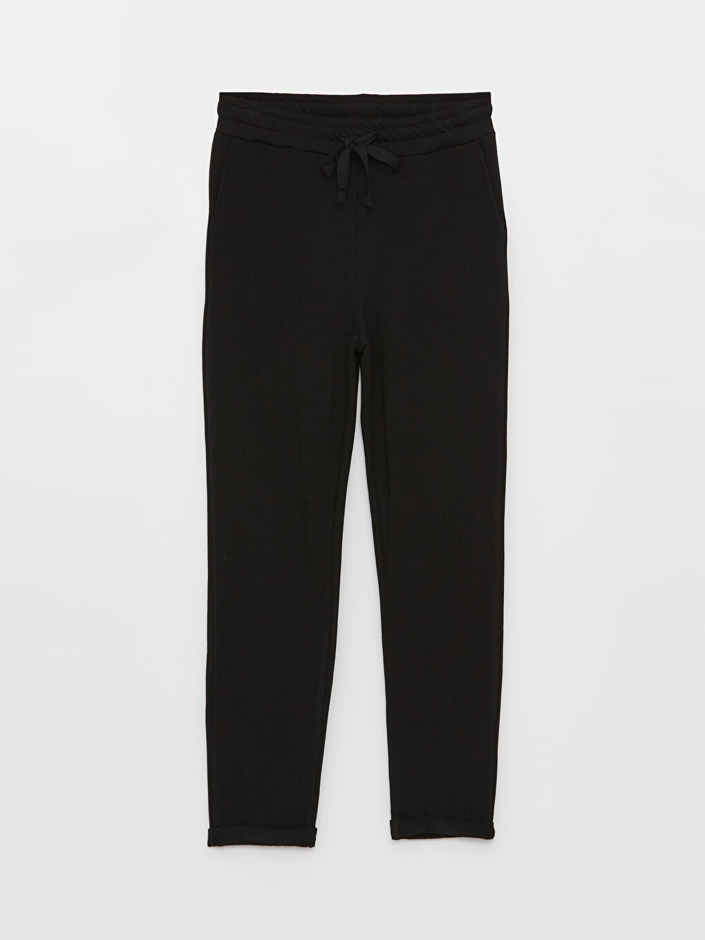 Women's Elasticated Waist Plain Sweatpants -W37100Z8-RQN