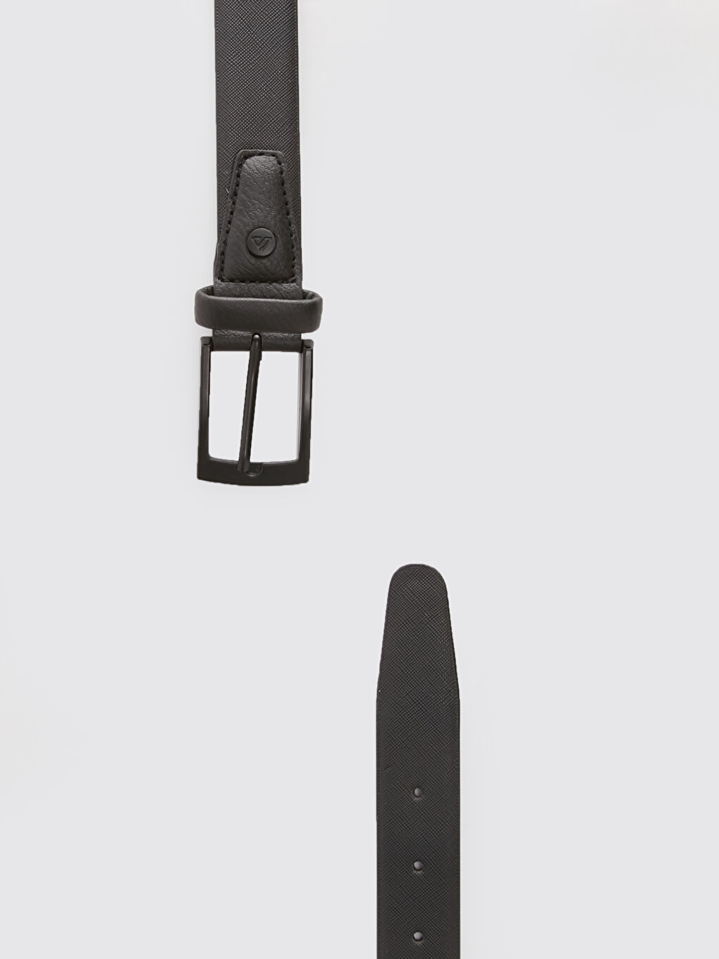 Siyah Deri Görünümlü Erkek Çocuk Kemer-2