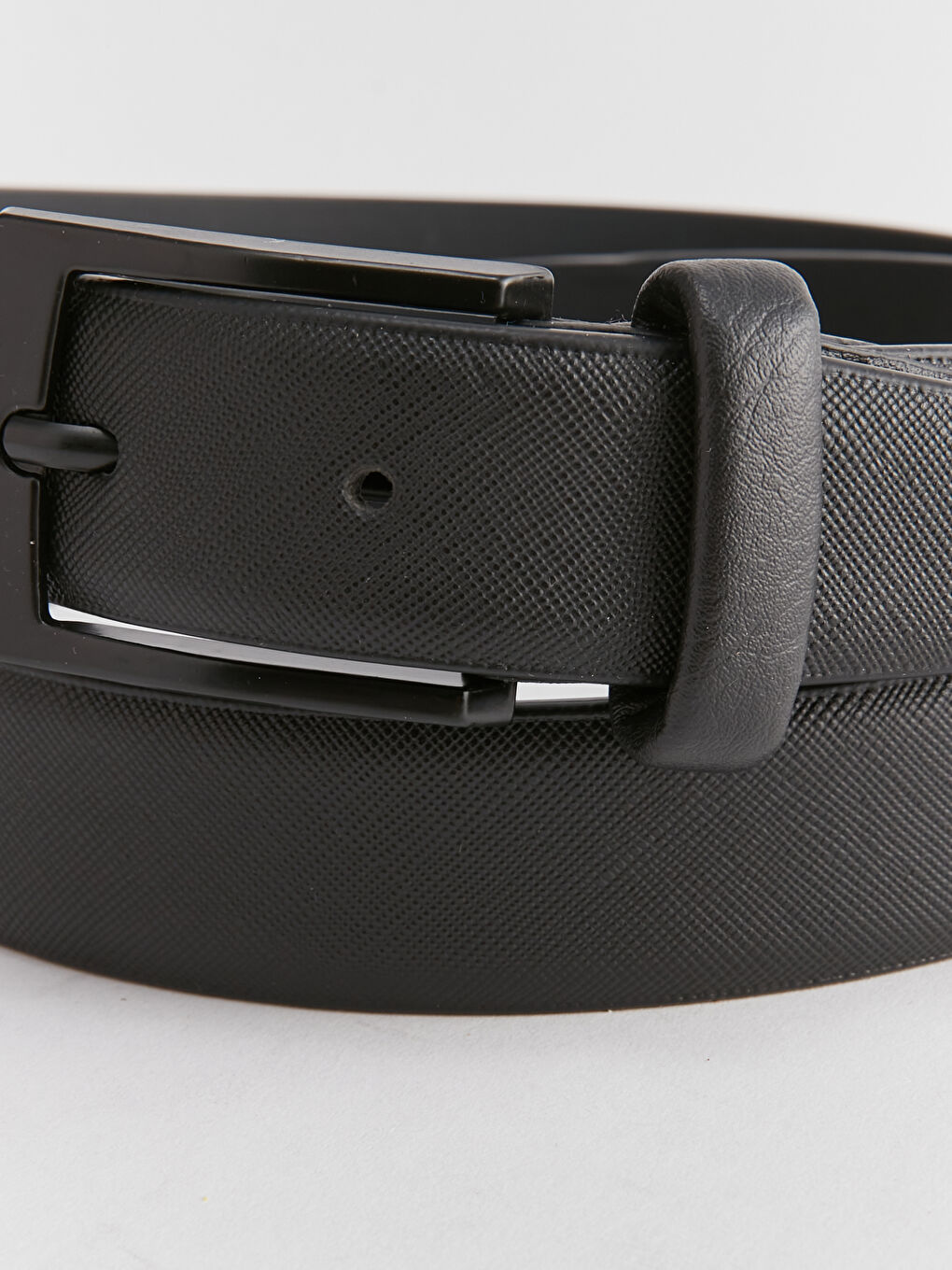 Siyah Deri Görünümlü Erkek Çocuk Kemer-3