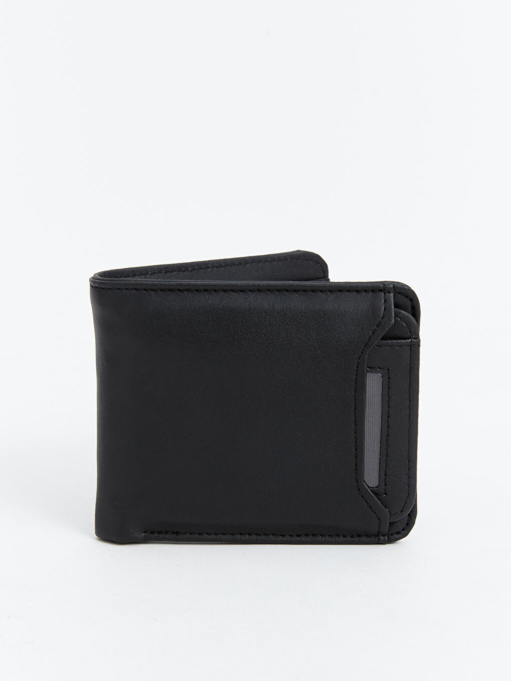 Siyah Deri Görünümlü Erkek Cüzdan ve Kartlık