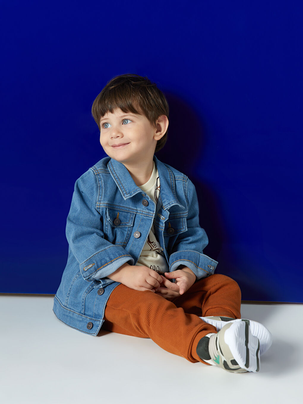 LCW baby Teksas jakna za bebe dečake -W37175Z1-H45