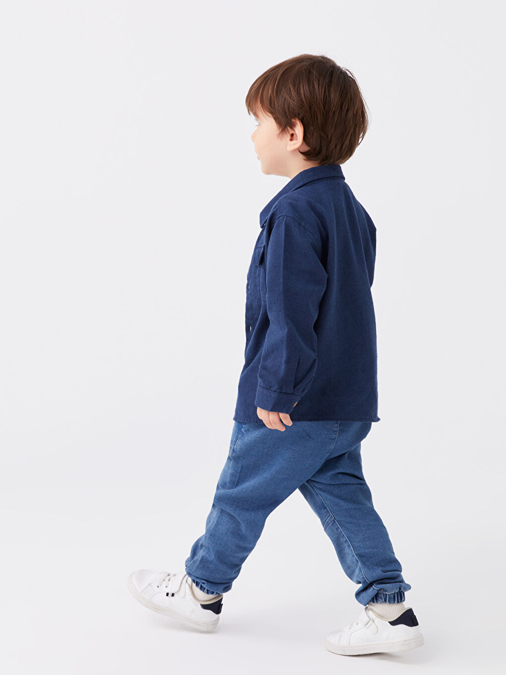 LCW baby Orta İndigo Rodeo Basic Erkek Bebek Jean Pantolon - 1