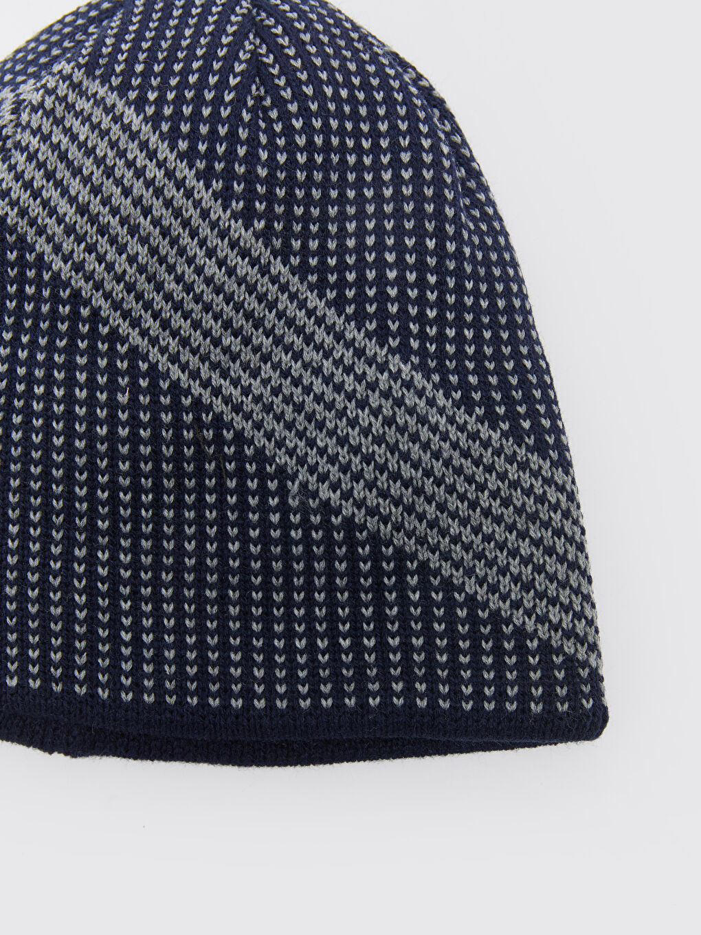 Lacivert Desenli Erkek Triko Bere-2