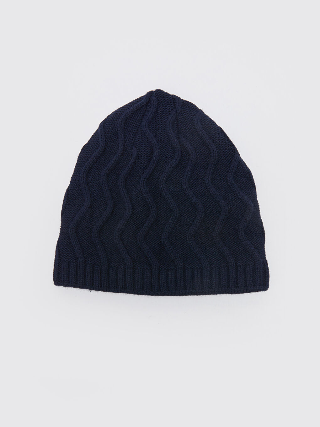 Lacivert Desenli Erkek Triko Bere