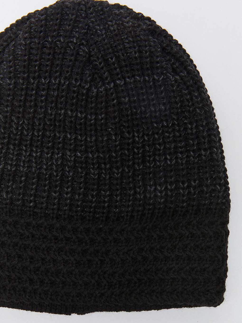 Siyah Desenli Erkek Triko Bere-2