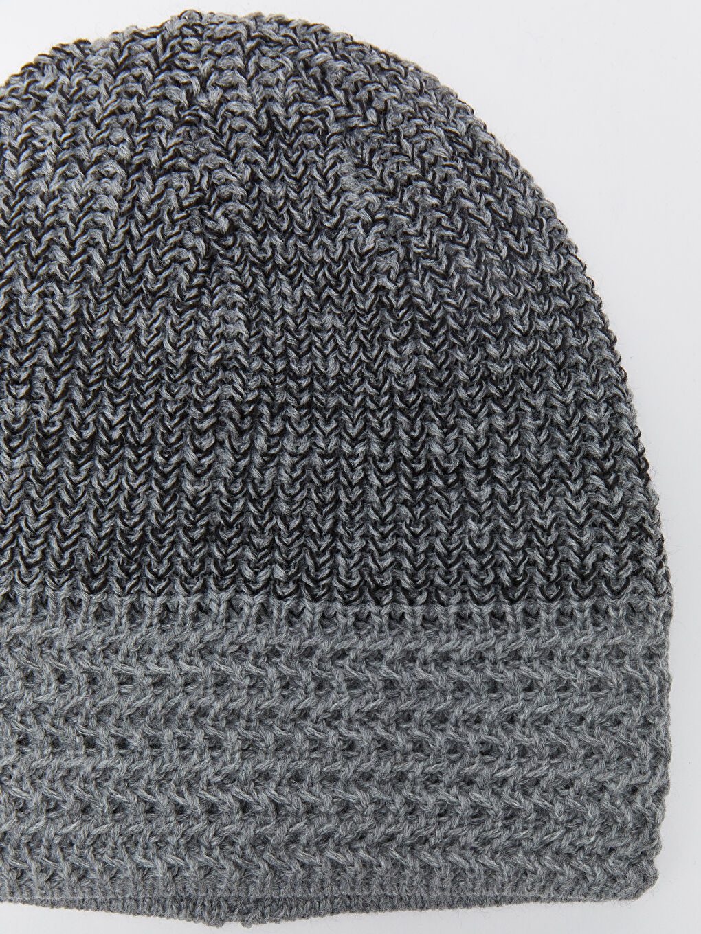 Gri Desenli Erkek Triko Bere-2