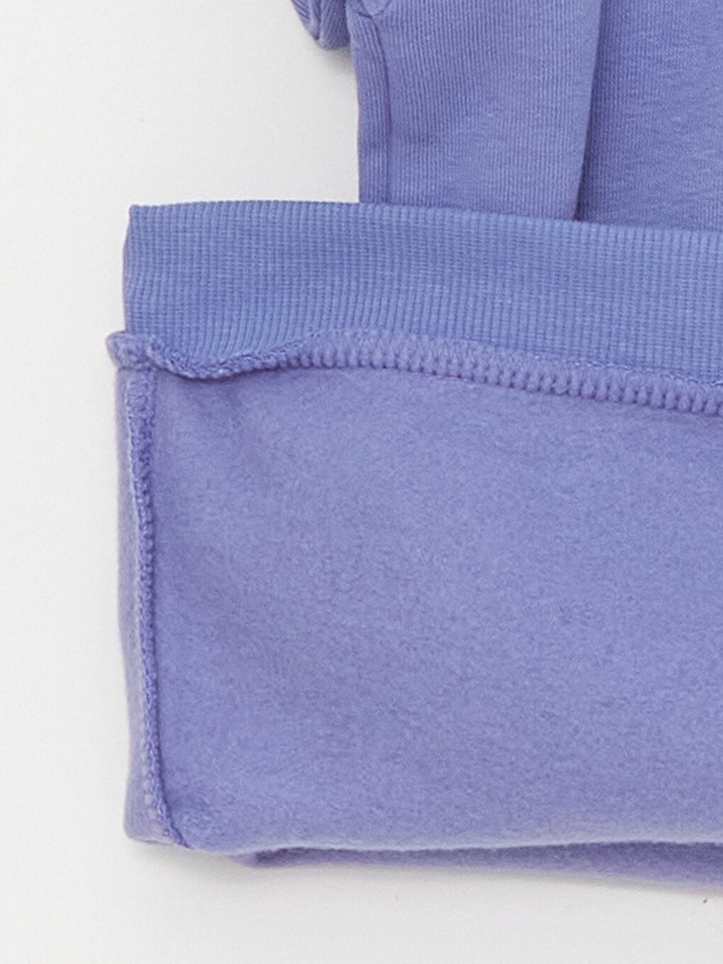 Lila Kapüşonlu Baskılı Uzun Kollu Kız Çocuk Sweatshirt ve Eşofman Altı-5