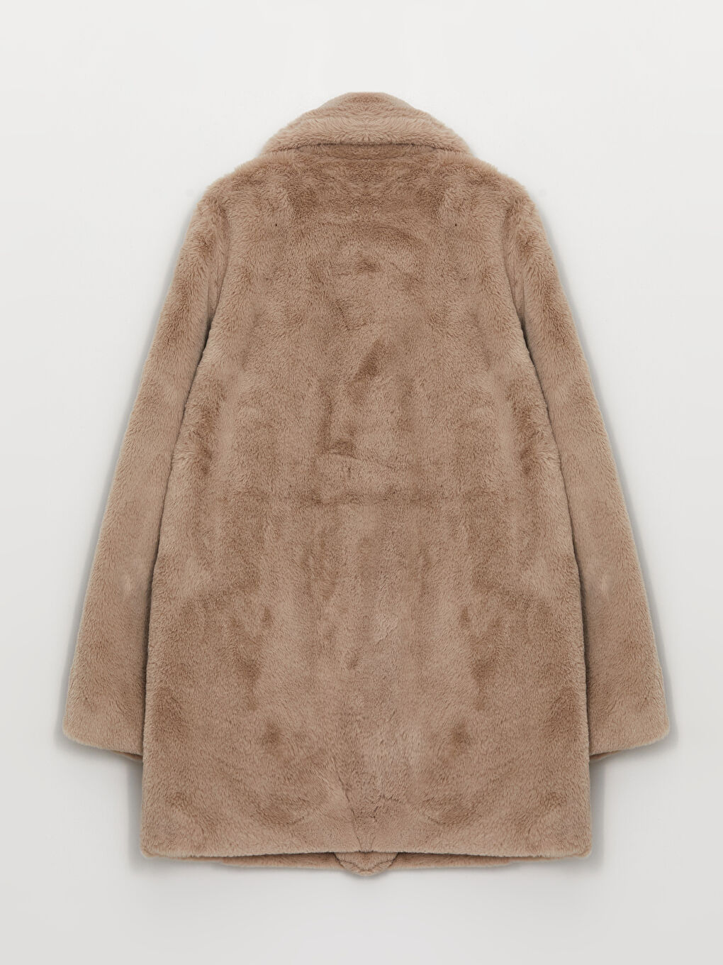 LCW Grace Jacket Neck Women's Fur Overcoat -W37245Z8-K6V