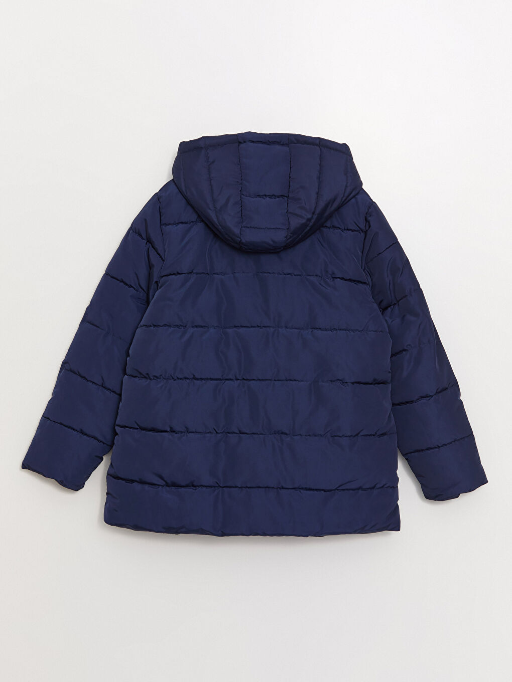 Дута куртка з капюшоном для жінок, проста-8