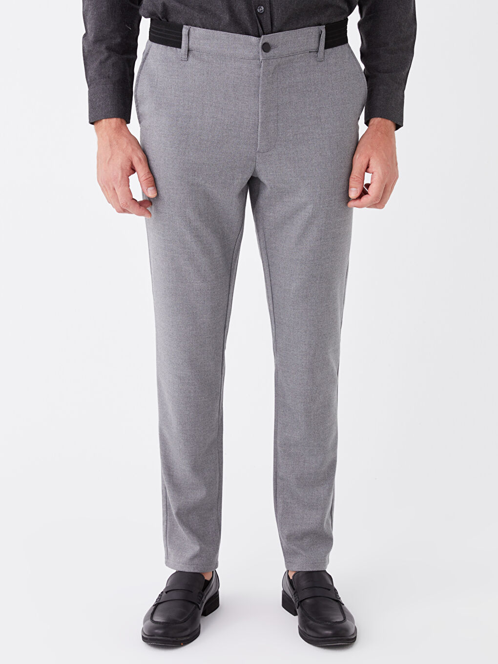 LCWAIKIKI Formal Gri Slim Fit Erkek Pantolon - 2