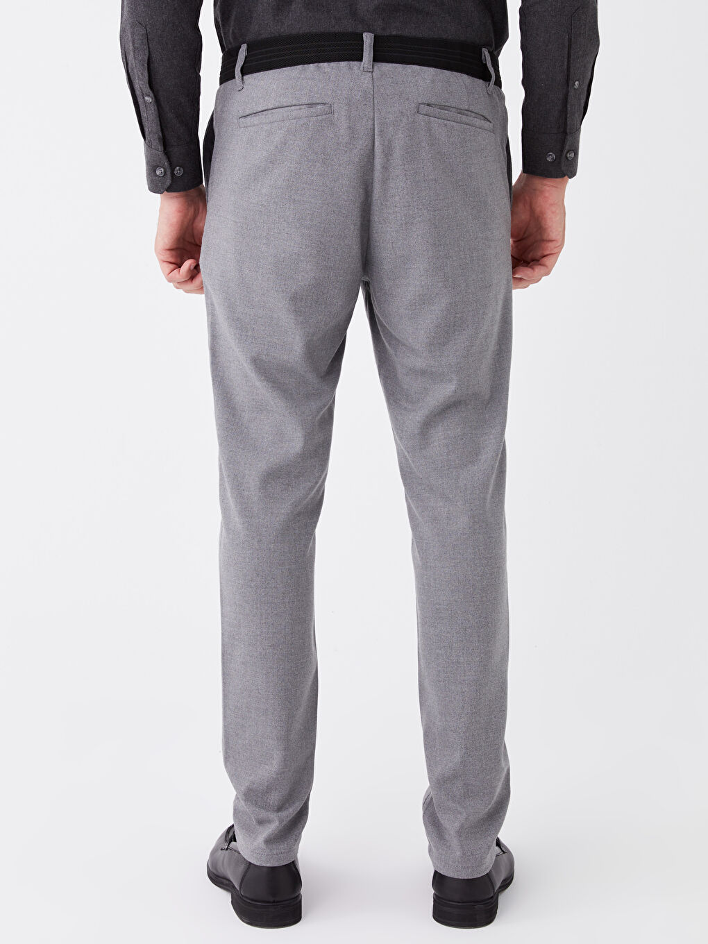 LCWAIKIKI Formal Gri Slim Fit Erkek Pantolon - 4