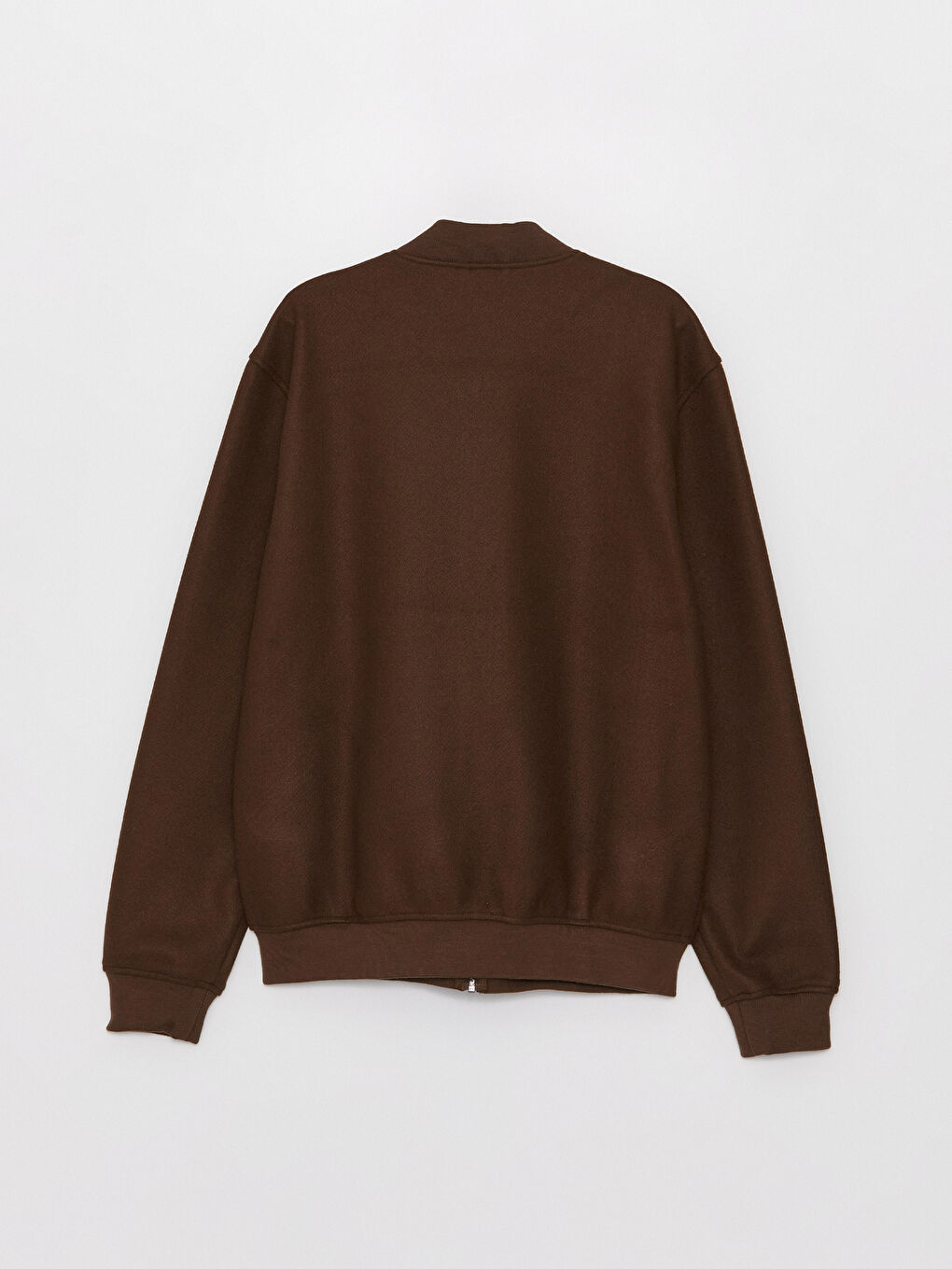 Kahverengi Standart Kalıp Kolej Yaka Erkek Mont-8