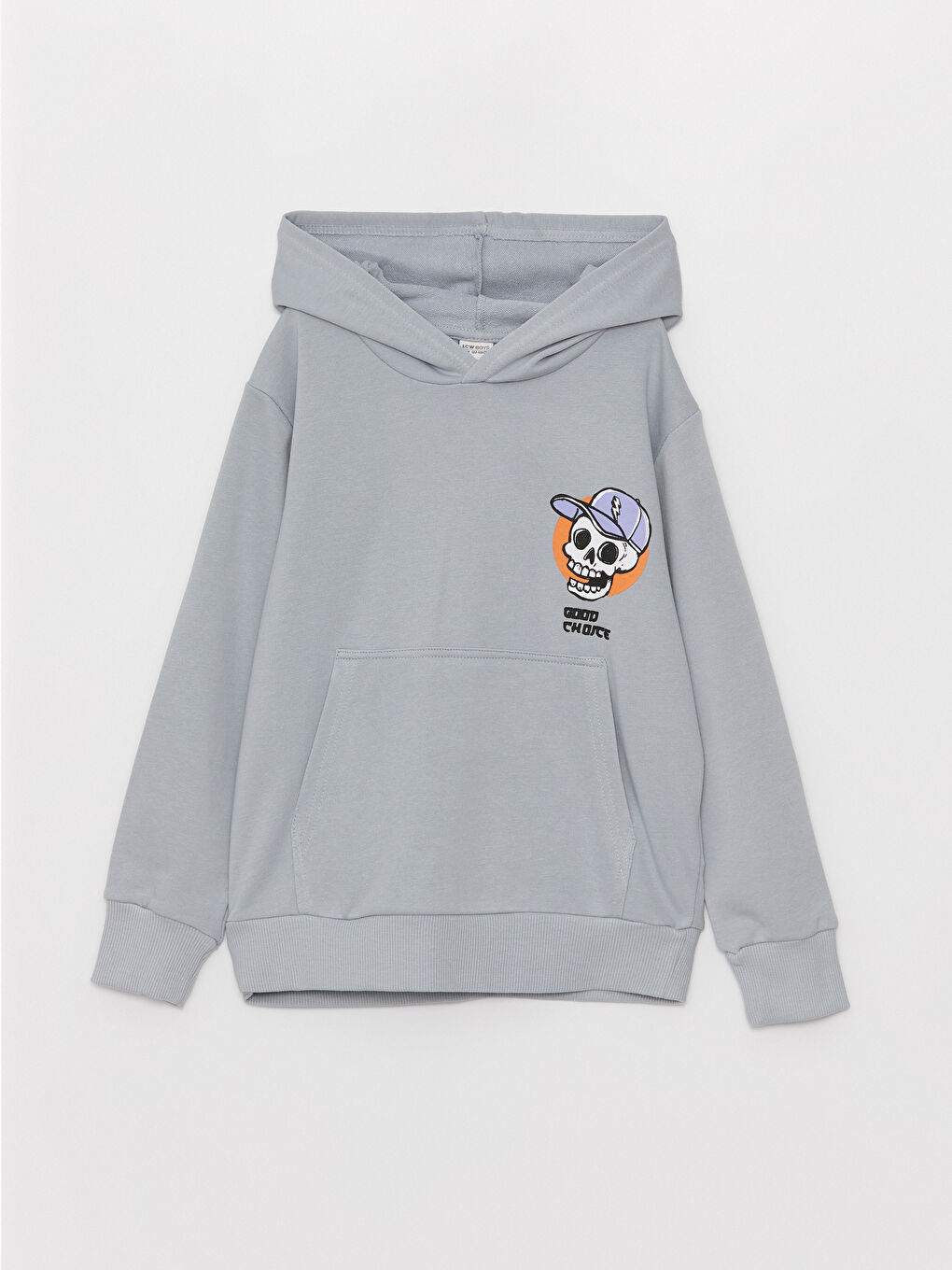 Printed Long Sleeve Boys' Hoodie-3
