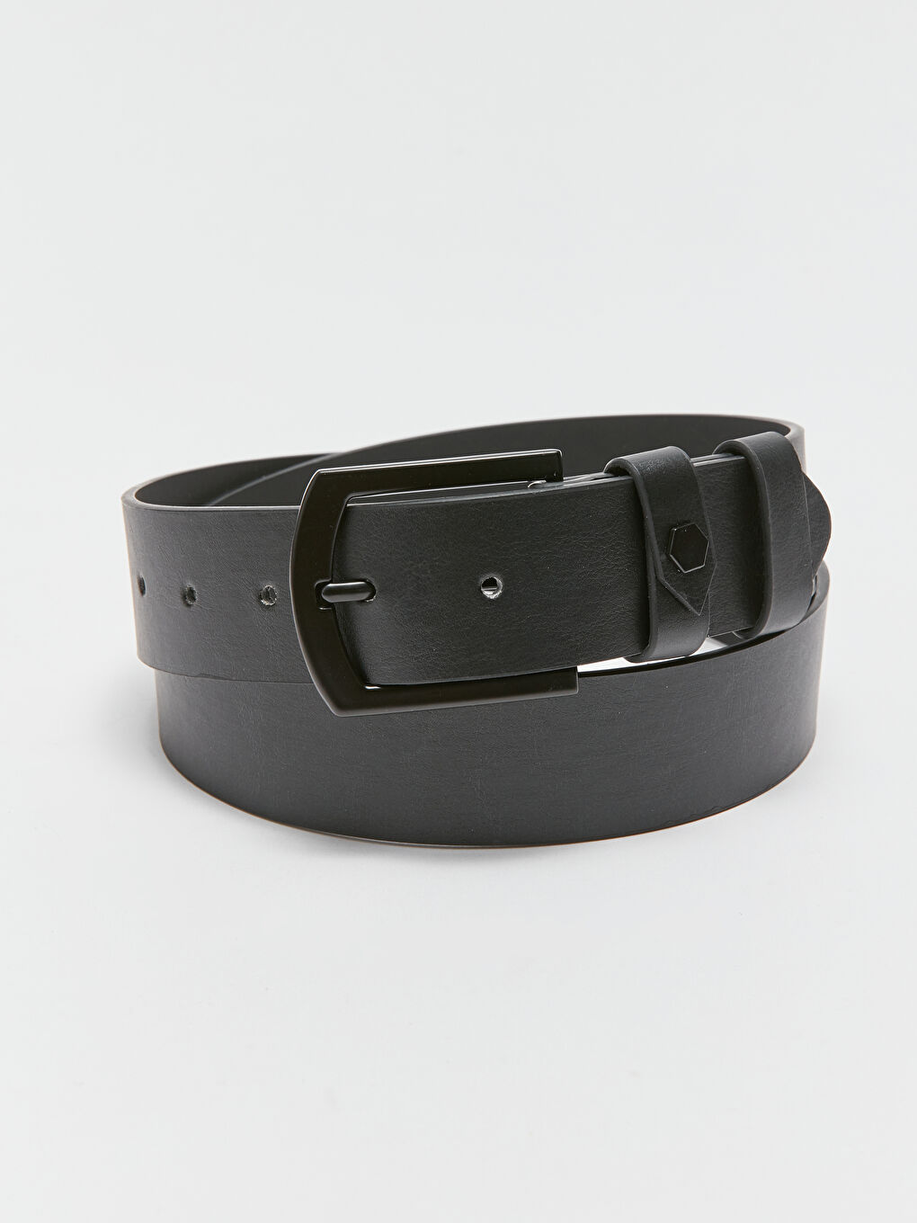 Faux Leather Men's Belt