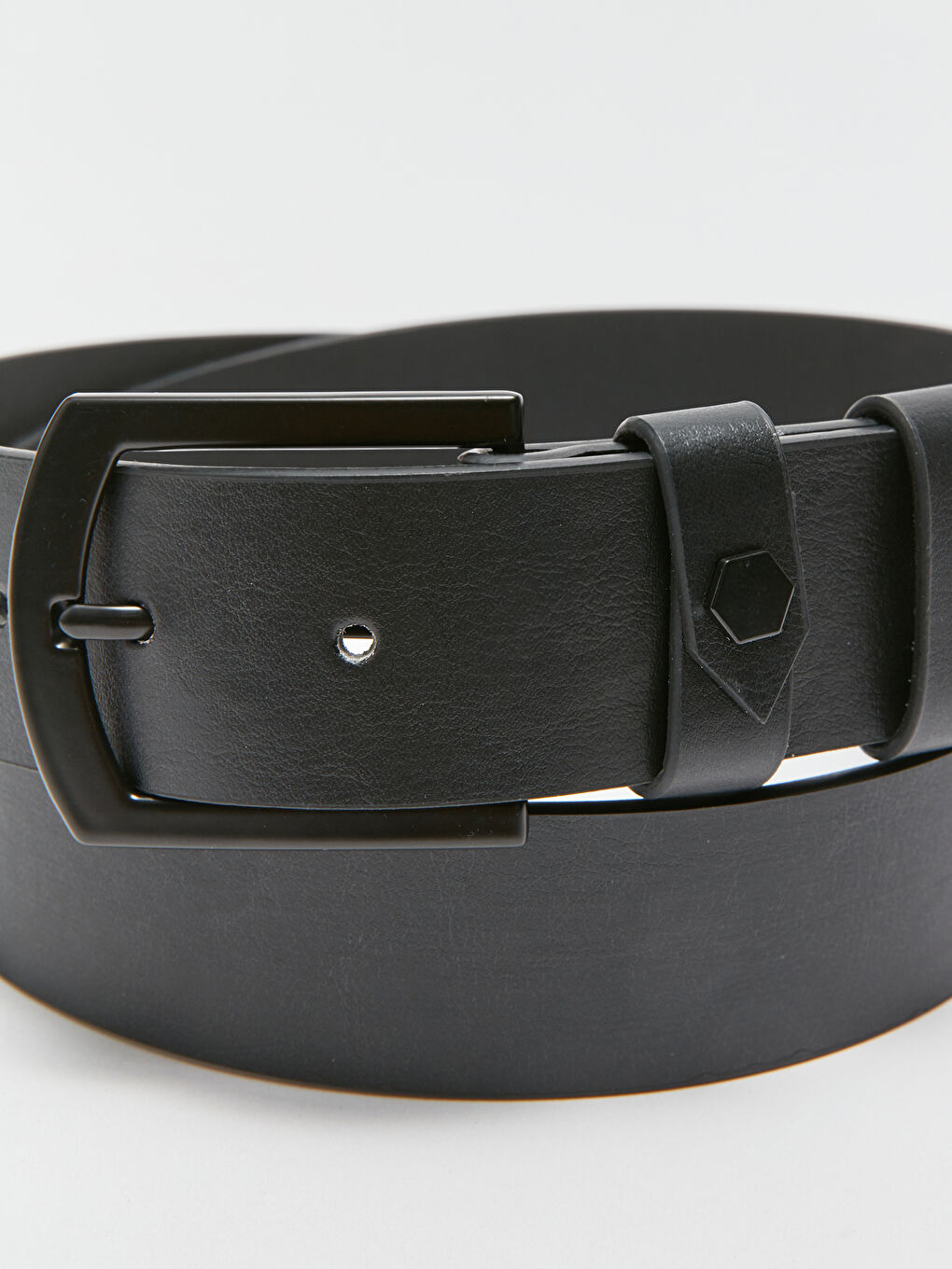 Faux Leather Men's Belt-3
