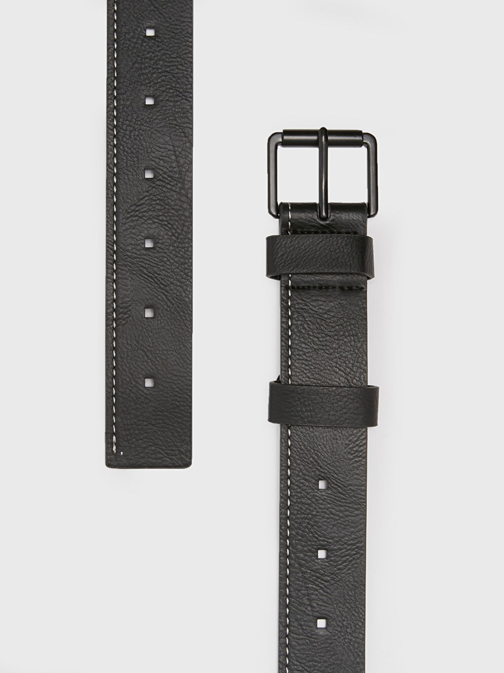 Faux Leather Men's Belt-1