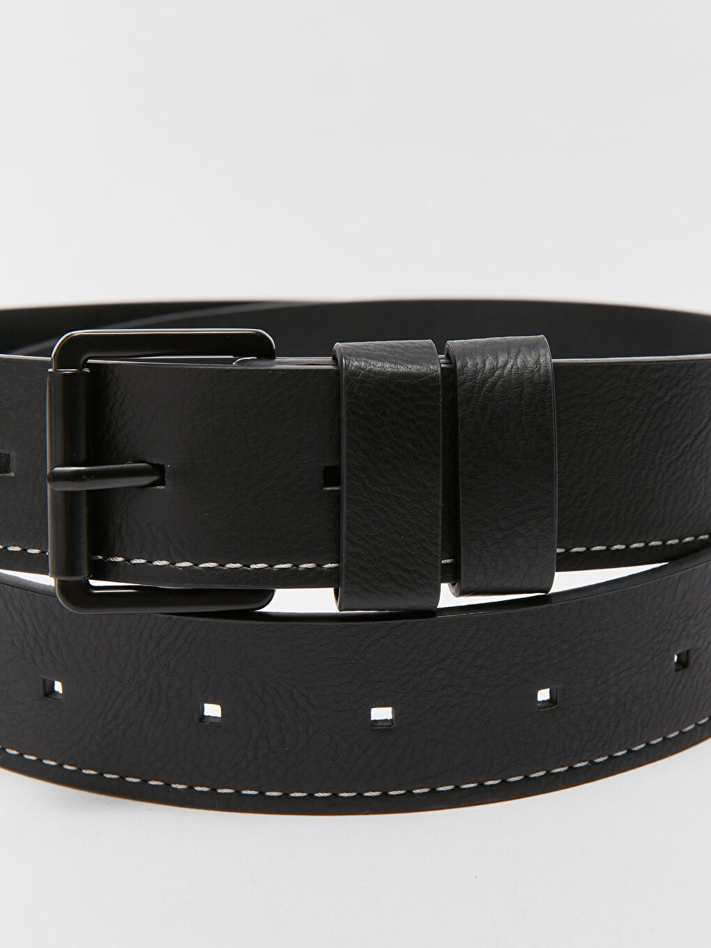 Faux Leather Men's Belt-3