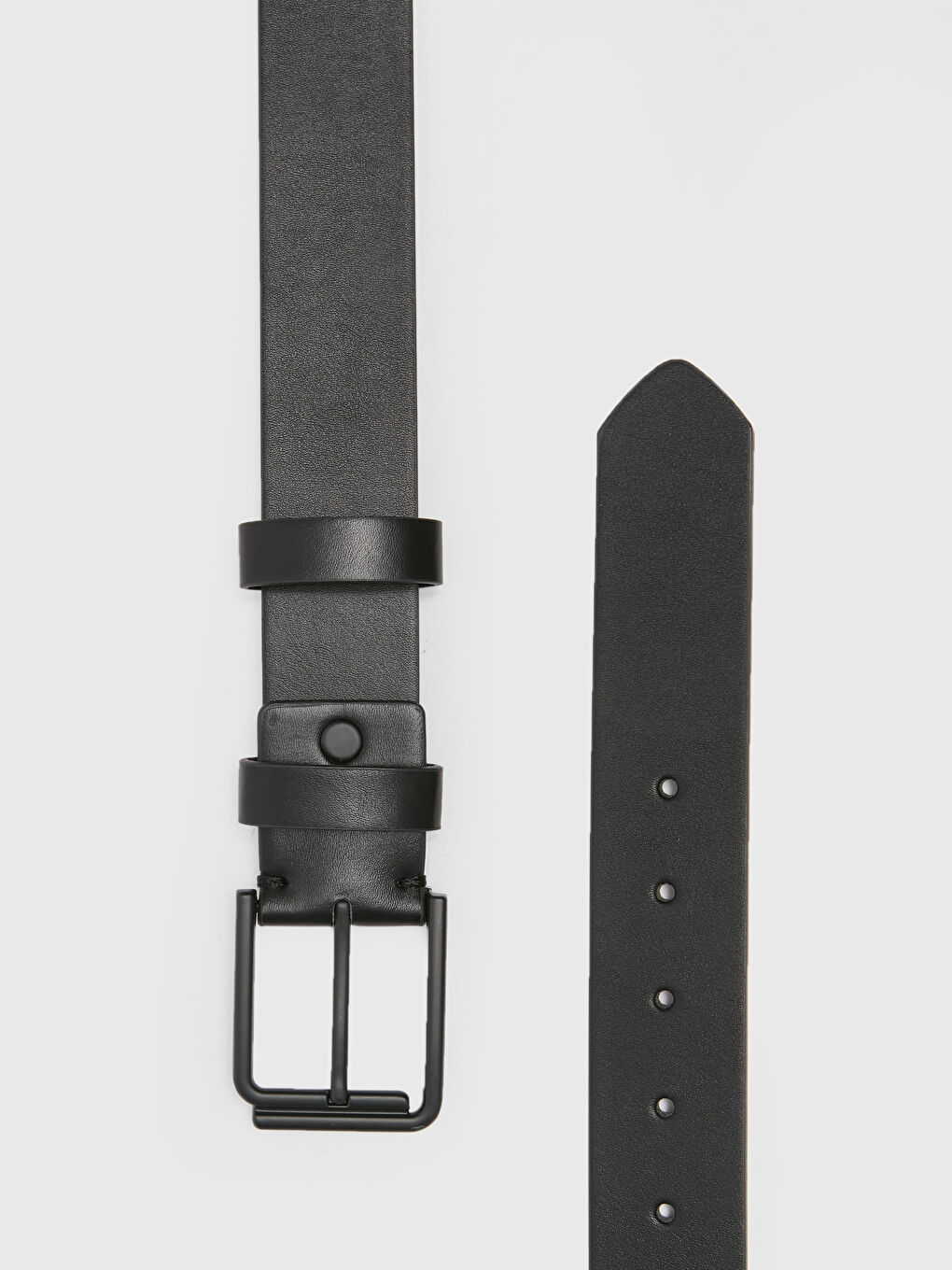 Faux Leather Men's Belt-2