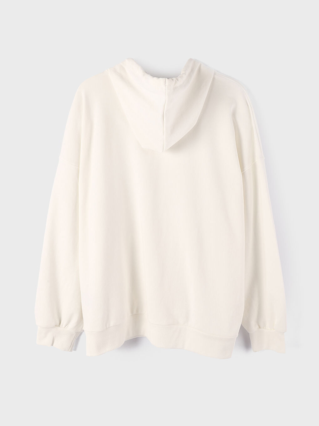 هودي سادة واسع للسيدات-3