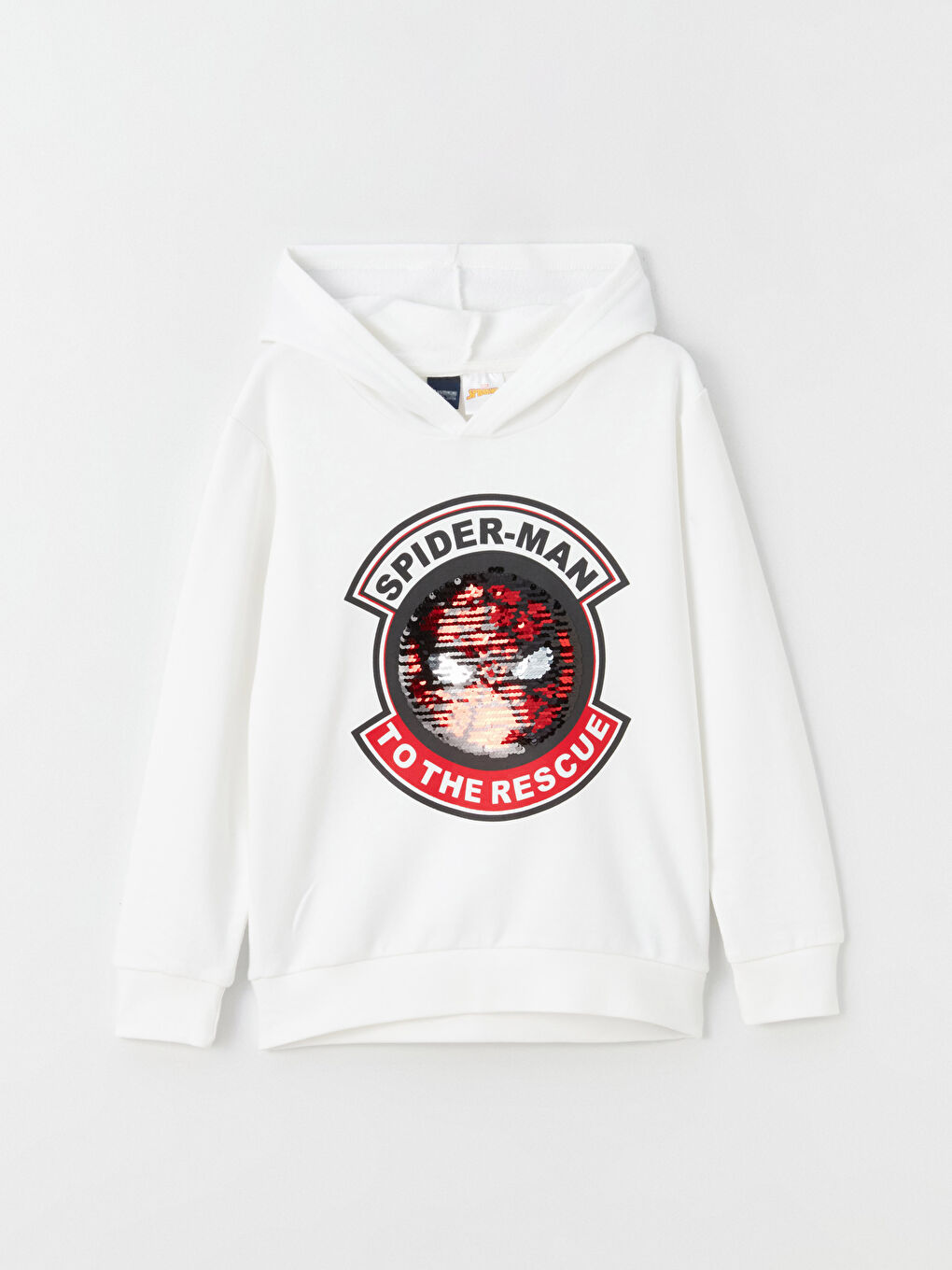 LCW Kids Spider-Man Baskılı Uzun Kollu Erkek Çocuk Hoodie -W37440Z4-JYX