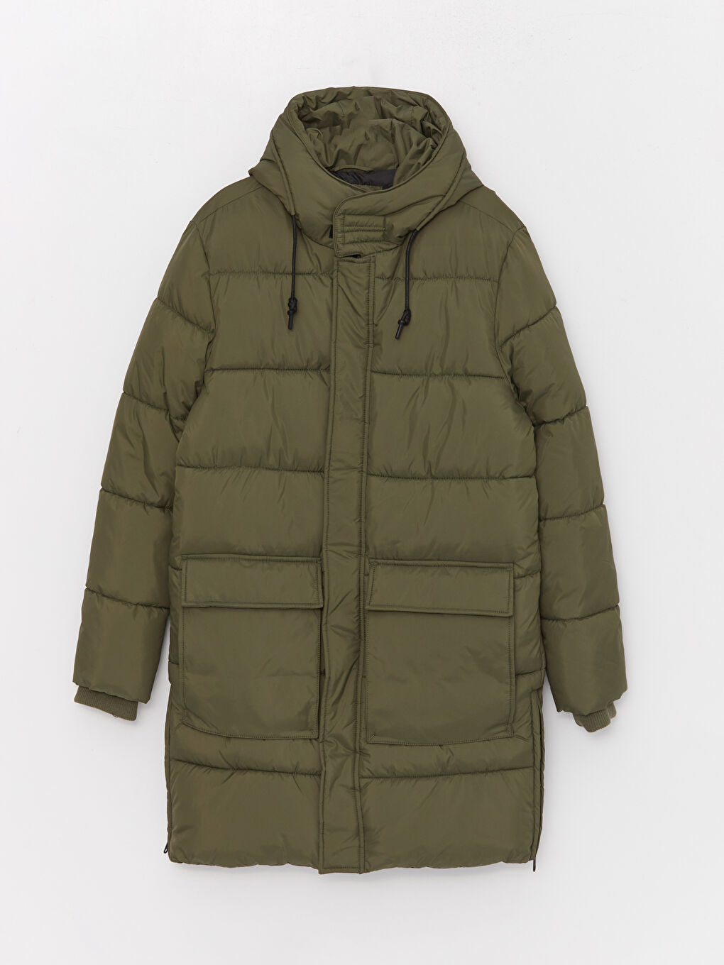 Standard Fit Hooded Men's Puffer Coat-6