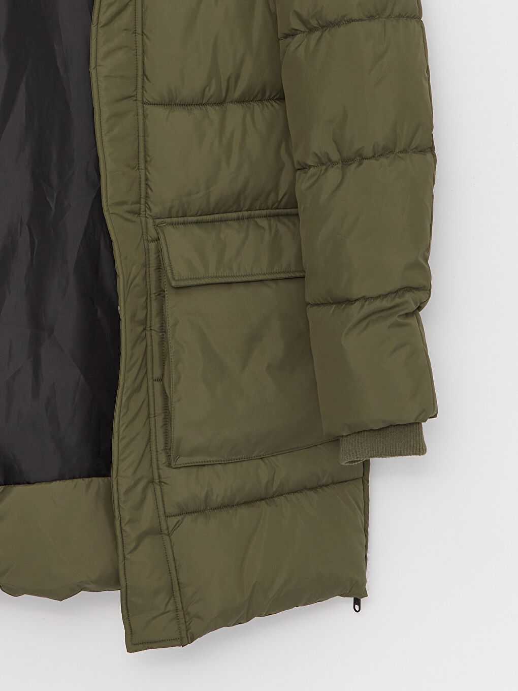 Standard Fit Hooded Men's Puffer Coat-8