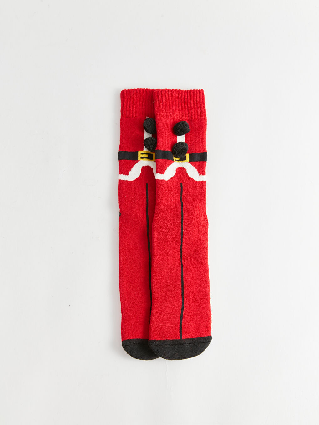 LCW ACCESSORIES Christmas-Themed Men's Crew Socks -W37545Z8-DAZ