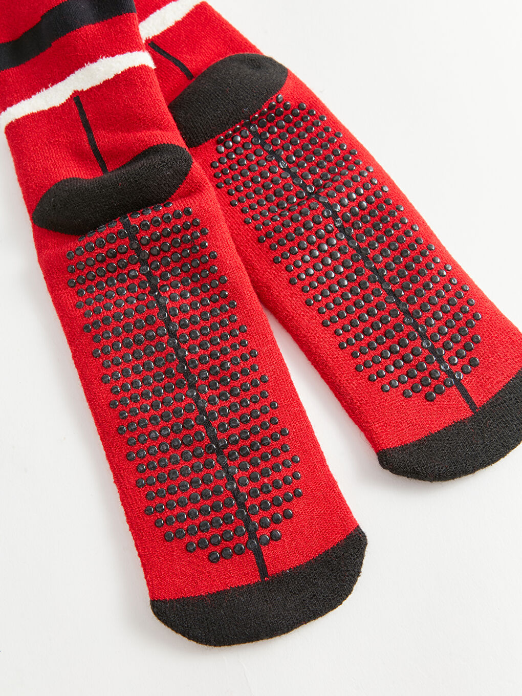 LCW ACCESSORIES Christmas-Themed Men's Crew Socks -W37545Z8-DAZ