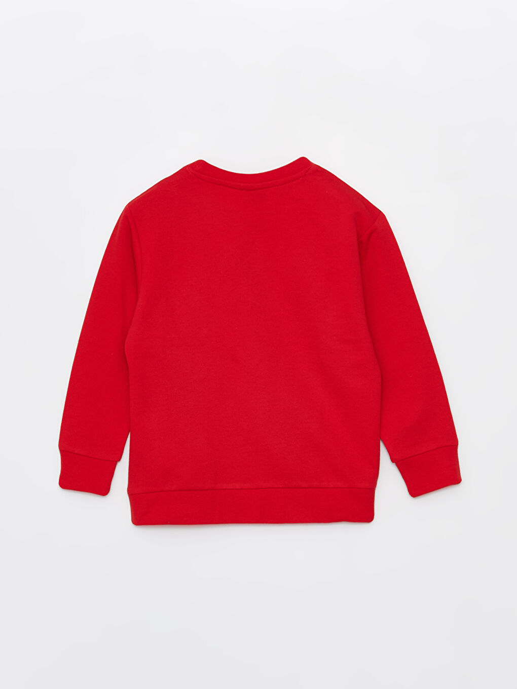 Kırmızı Bisiklet Yaka Spider-Man Baskılı Uzun Kollu Erkek Çocuk Sweatshirt ve Eşofman Altı-3