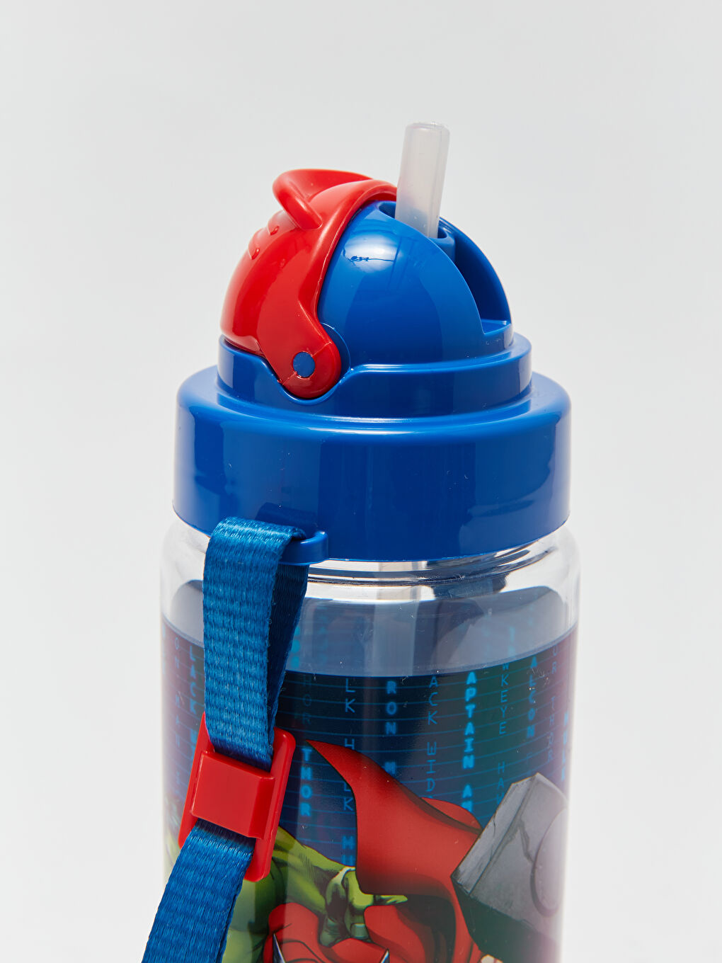 Бутылка для воды Марвел с принтом Quiz Hero-2