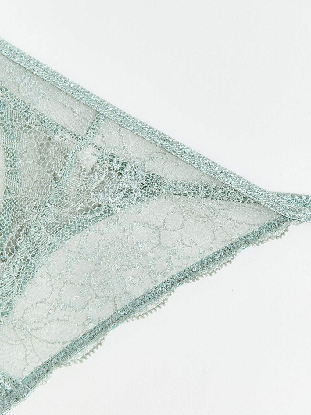Yeşil Dantelli Tanga Külot-2