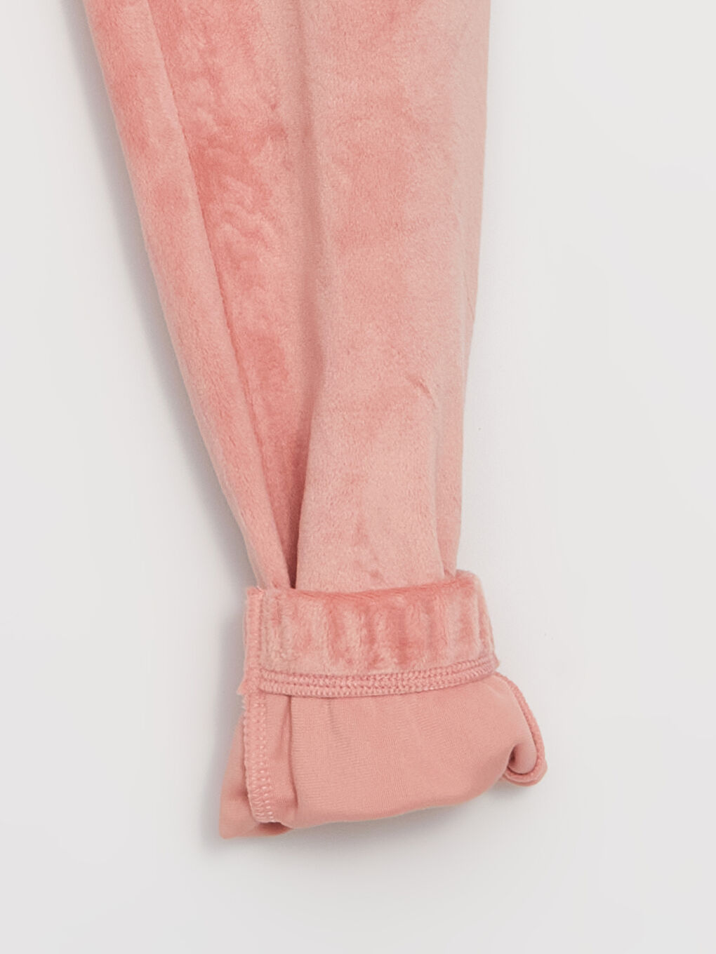 Basic Velvet Girl Jogger Sweatpants With Elastic Waist-1