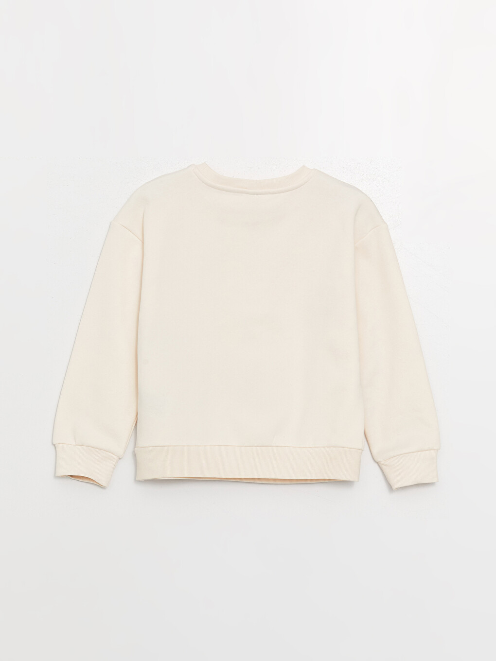 Pembe Bisiklet Yaka Çift Yönlü Payetli Uzun Kollu Kız Çocuk Sweatshirt-6