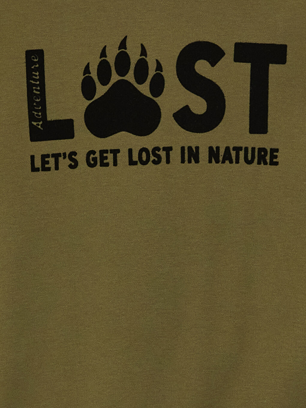 Crew Neck Printed Long Sleeve Boys' T-Shirt-1