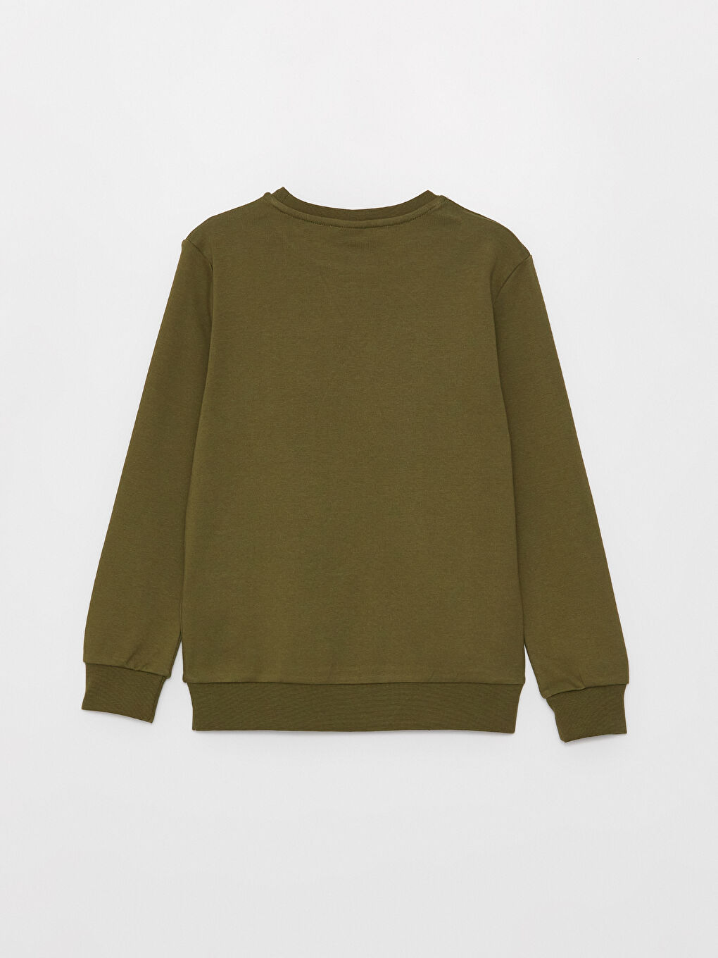 Crew Neck Printed Long Sleeve Boys' T-Shirt-2